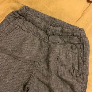 Anthropologie Linen Cropped Pants XSP